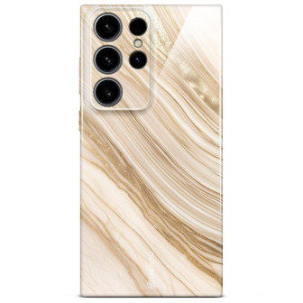 ONEFLOW ONEFLOW Bliss Cover Samsung Galaxy S24 Ultra Marmor Muster – Sand Dune