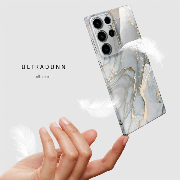 ONEFLOW Bliss Cover Samsung Galaxy S24 Ultra Marmor Muster – Weiteres Produktbild 5