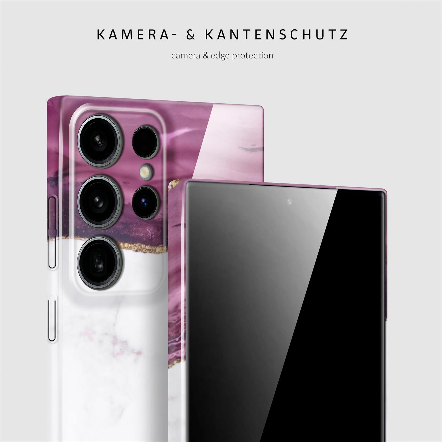 ONEFLOW Bliss Cover Samsung Galaxy S24 Ultra Marmor Muster – Weiteres Produktbild 2