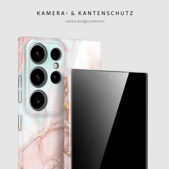 ONEFLOW Bliss Cover Samsung Galaxy S24 Ultra Marmor Muster – Weiteres Produktbild 2