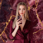 ONEFLOW Bliss Cover Samsung Galaxy S24 Ultra Marmor Muster – Weiteres Produktbild 3