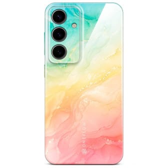 ONEFLOW ONEFLOW Bliss Cover Samsung Galaxy S24 Marmor Muster – Tropic Sunrise