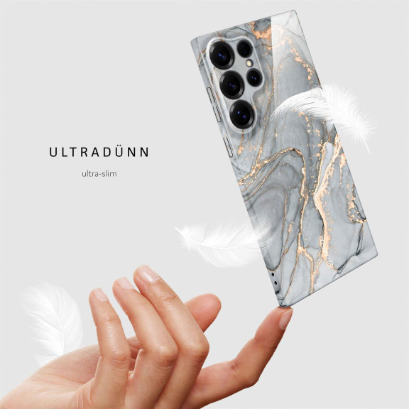 ONEFLOW Bliss Cover Samsung Galaxy S25 Ultra Marmor Muster – Weiteres Produktbild 5