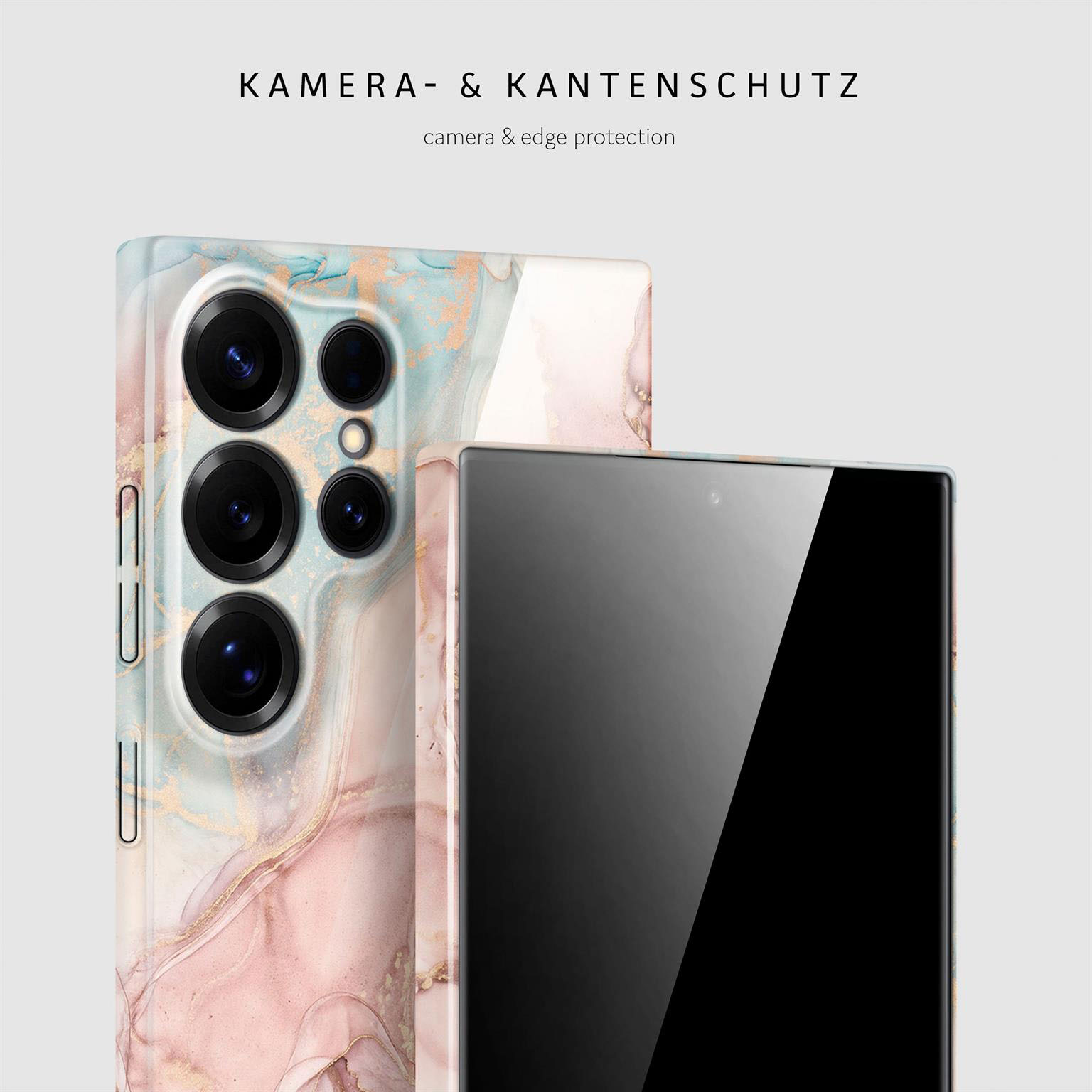 ONEFLOW Bliss Cover Samsung Galaxy S25 Ultra Marmor Muster – Weiteres Produktbild 2