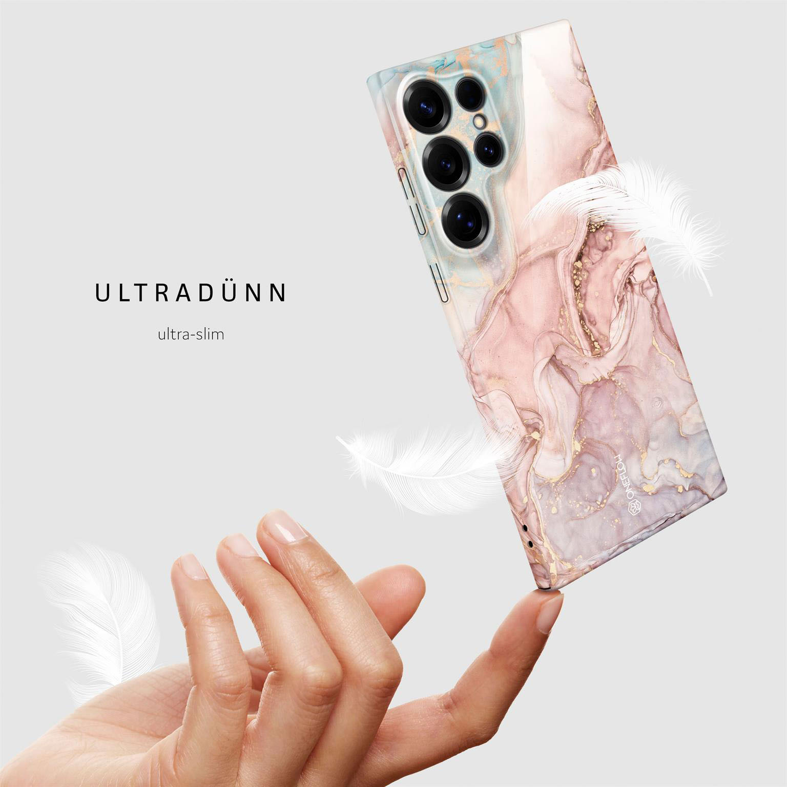 ONEFLOW Bliss Cover Samsung Galaxy S25 Ultra Marmor Muster – Weiteres Produktbild 5