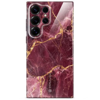 ONEFLOW Bliss Cover Samsung Galaxy S25 Ultra Marmor Muster – Velvet Wine ONEFLOW Bliss Cover Samsung Galaxy S25 Ultra Marmor Muster – Velvet Wine