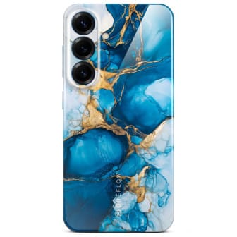 ONEFLOW Bliss Cover Samsung Galaxy S25 Marmor Muster – Sapphire Dream ONEFLOW Bliss Cover Samsung Galaxy S25 Marmor Muster – Sapphire Dream