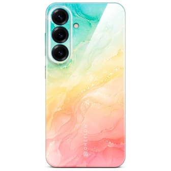 ONEFLOW ONEFLOW Bliss Cover Samsung Galaxy S25 Marmor Muster – Tropic Sunrise