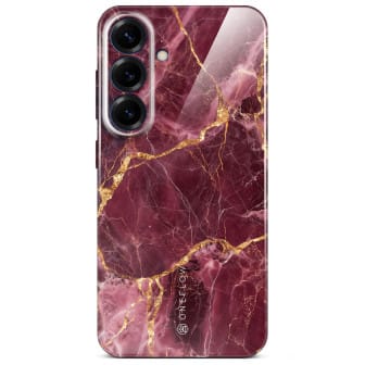 ONEFLOW Bliss Cover Samsung Galaxy S25 Marmor Muster – Velvet Wine ONEFLOW Bliss Cover Samsung Galaxy S25 Marmor Muster – Velvet Wine