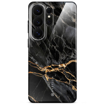 ONEFLOW Bliss Cover Samsung Galaxy S26 Ultra Marmor Muster – Black Mirage