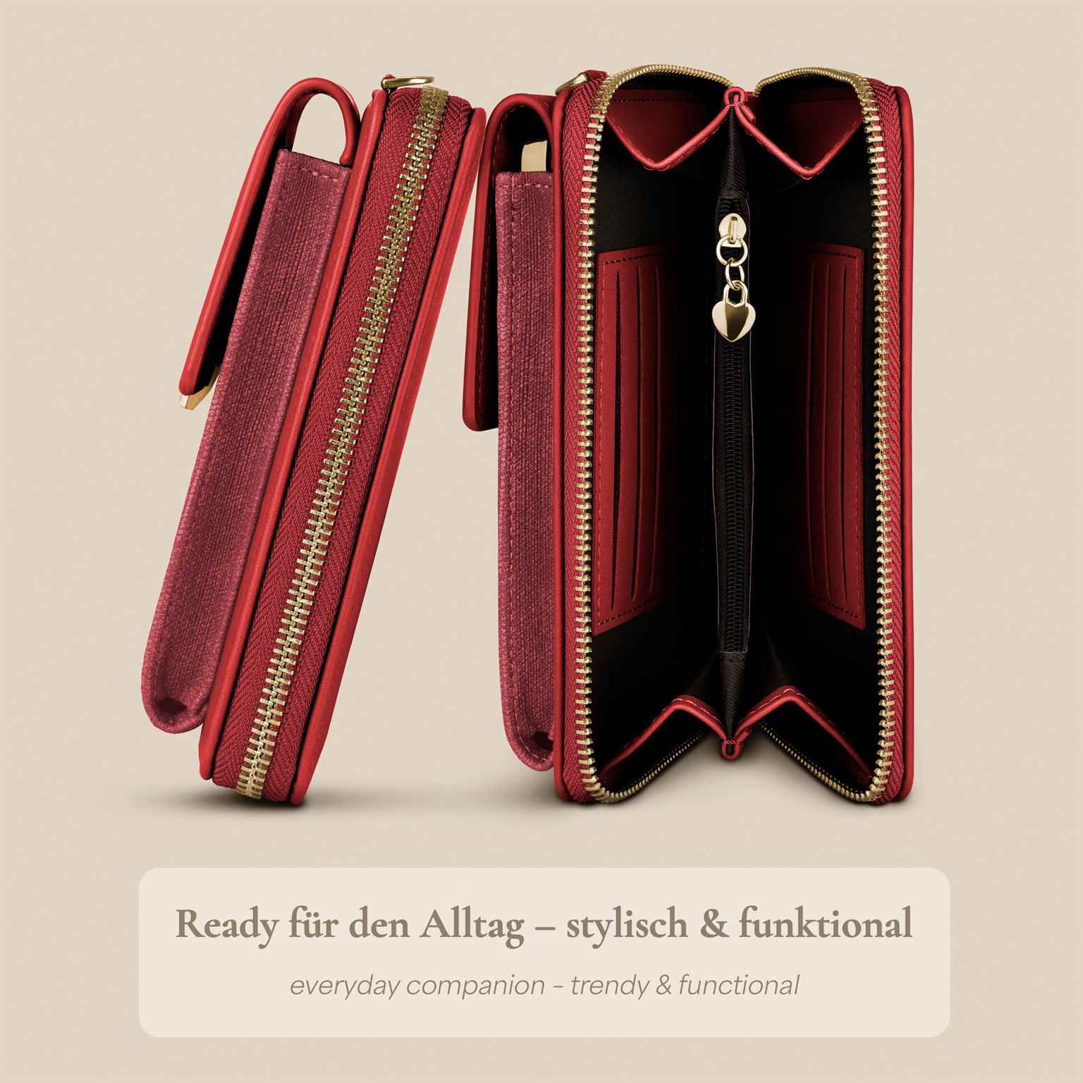 ONEFLOW Bliss Purse iPhone 13 mini Handytasche mit Geldbörse – Weiteres Produktbild 1