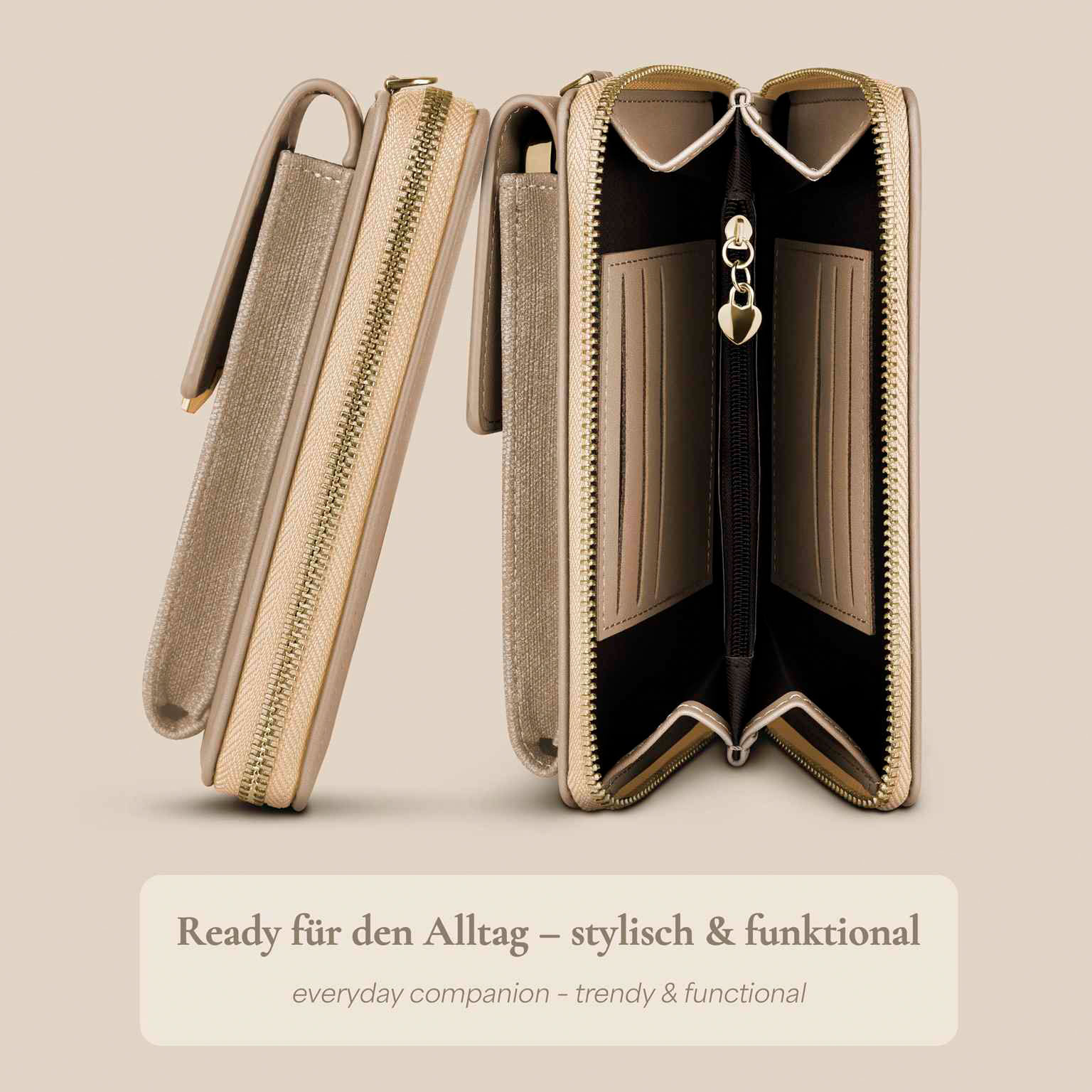 ONEFLOW Bliss Purse iPhone Air Handytasche mit Geldbörse – Weiteres Produktbild 1