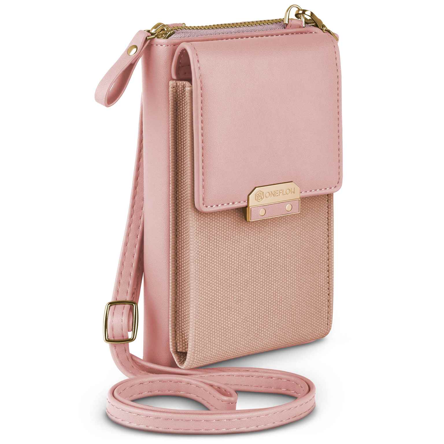 ONEFLOW Bliss Purse iPhone XR Handytasche mit Geldbörse – Rose Pink