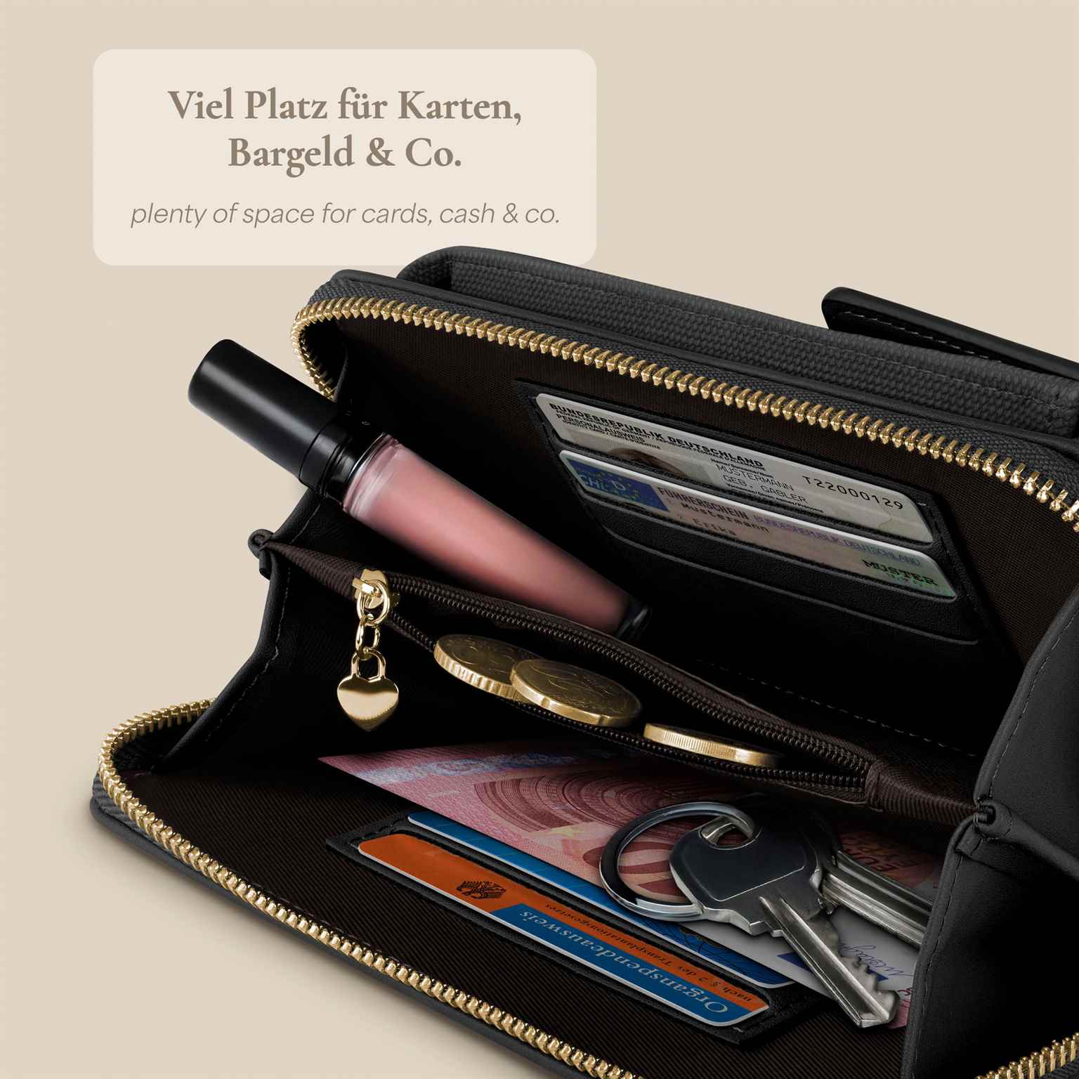 ONEFLOW Bliss Purse Huawei Mate X6 Handytasche mit Geldbörse – Weiteres Produktbild 2