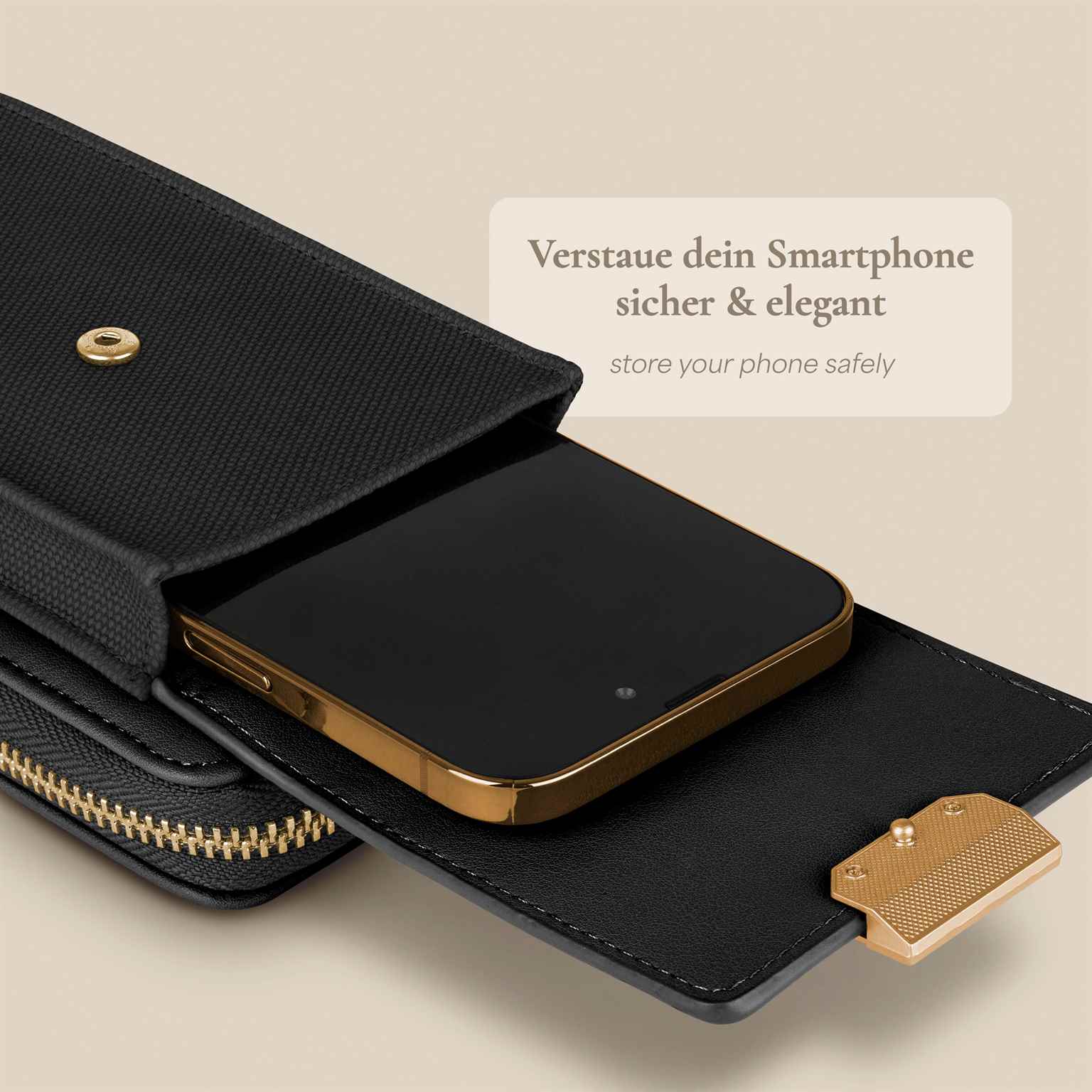 ONEFLOW Bliss Purse Huawei P smart Plus Handytasche mit Geldbörse – Weiteres Produktbild 4
