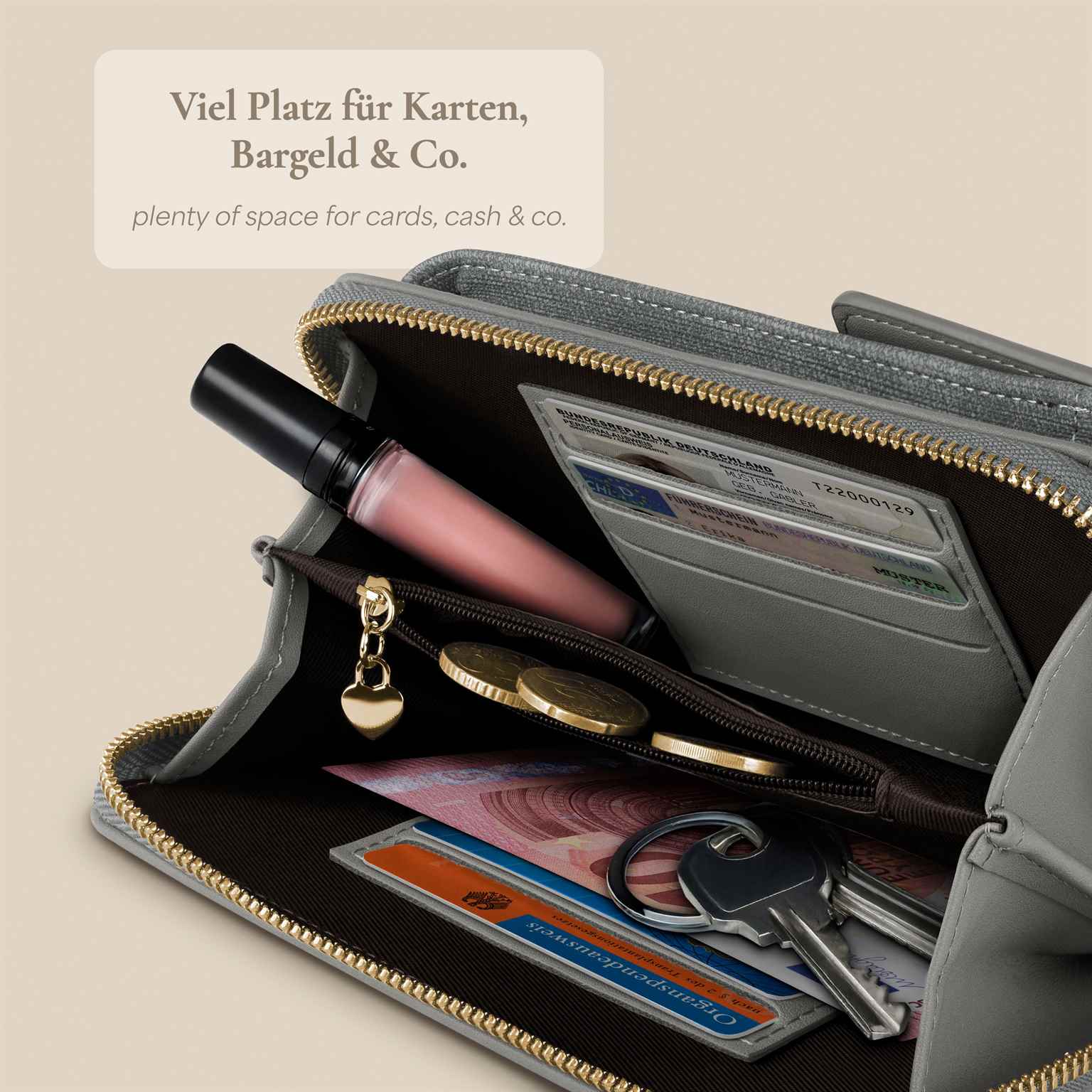 ONEFLOW Bliss Purse Huawei P30 Lite New Edition Handytasche mit Geldbörse – Weiteres Produktbild 2