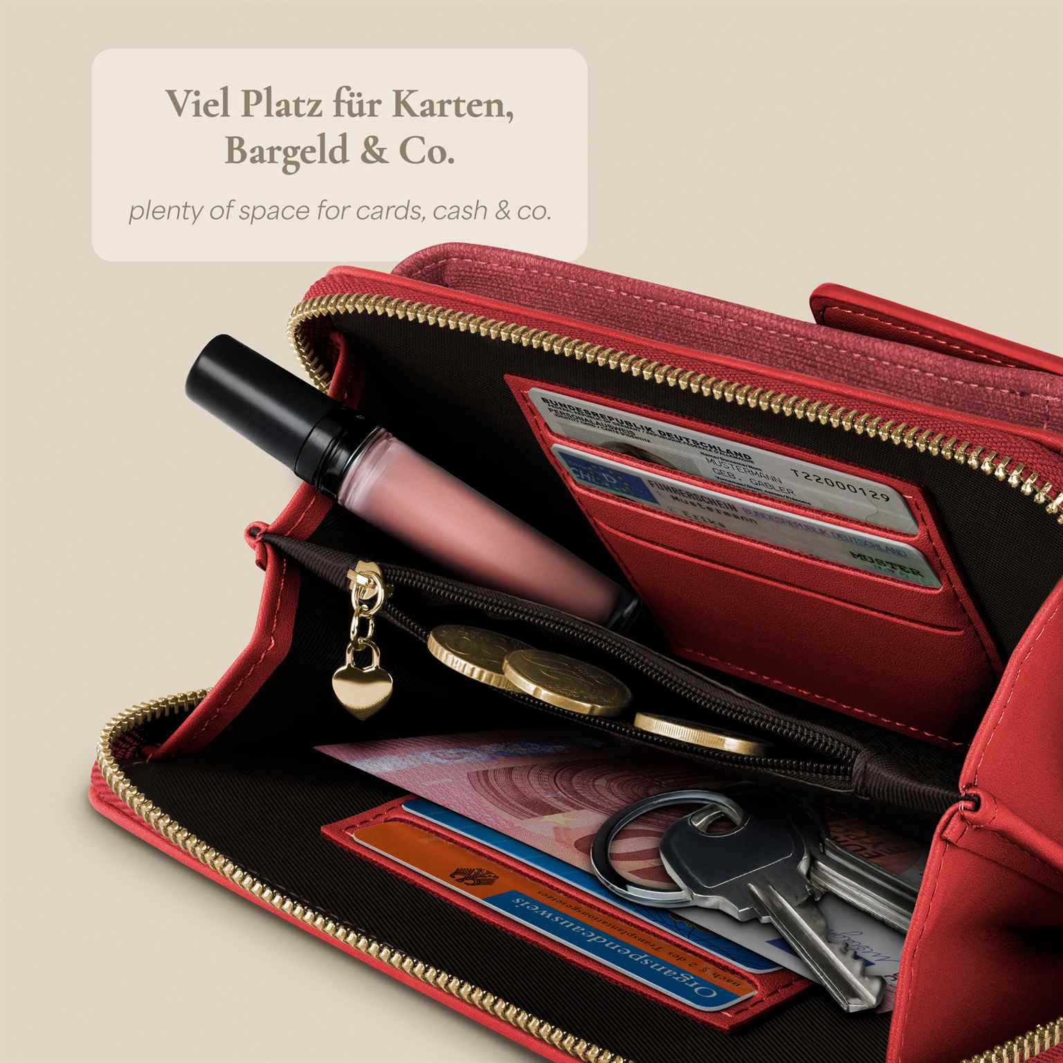 ONEFLOW Bliss Purse Huawei P30 Lite New Edition Handytasche mit Geldbörse – Weiteres Produktbild 2