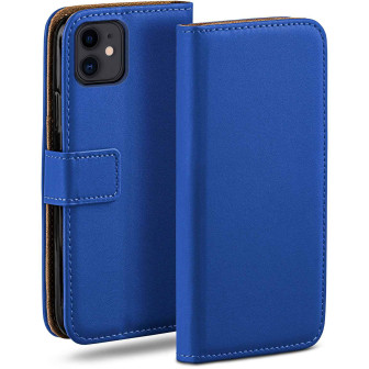 moex Book Case für iPhone 11 Klapphülle mit Kartenfach – Royal-Blue moex Book Case für iPhone 11 Klapphülle mit Kartenfach – Royal-Blue