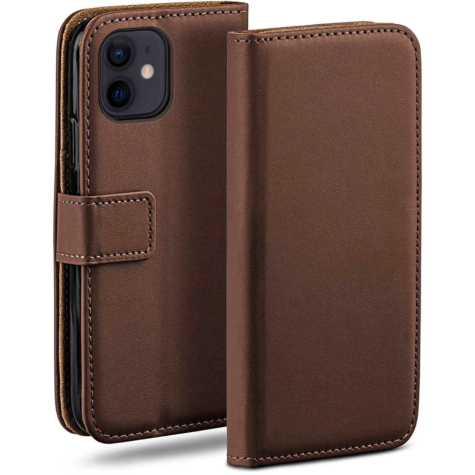 moex Book Case für iPhone 12 mini Klapphülle mit Kartenfach – undefined