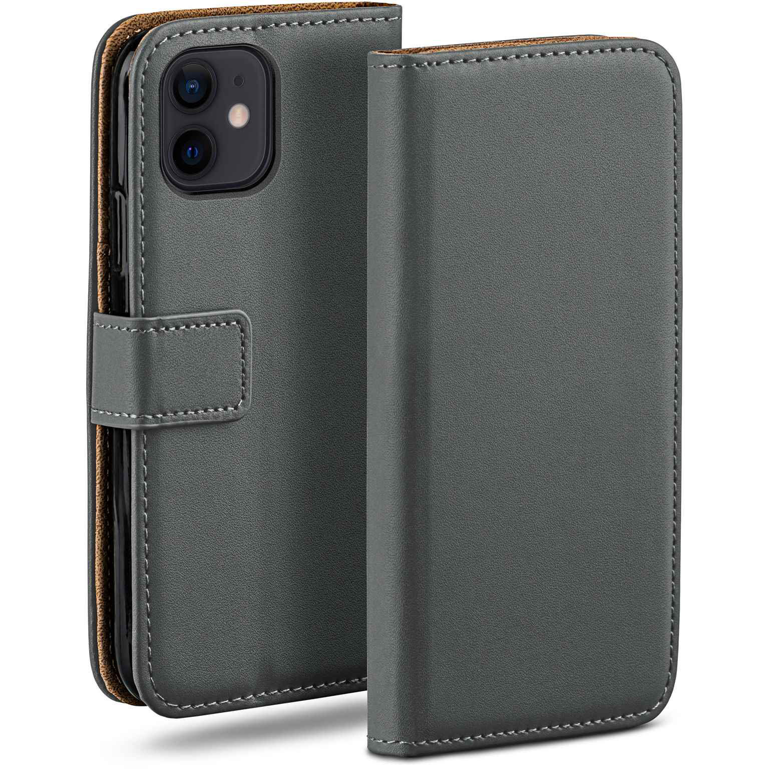moex Book Case für iPhone 12 mini Klapphülle mit Kartenfach – Weiteres Produktbild 1