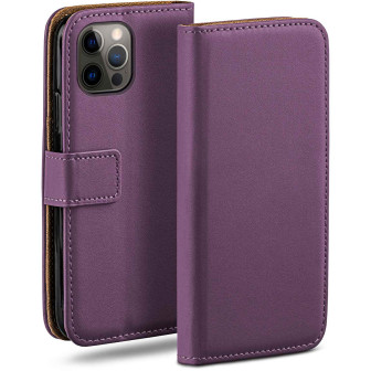 moex Book Case für iPhone 12 Pro Max Klapphülle mit Kartenfach – Indigo-Violet moex Book Case für iPhone 12 Pro Max Klapphülle mit Kartenfach – Indigo-Violet