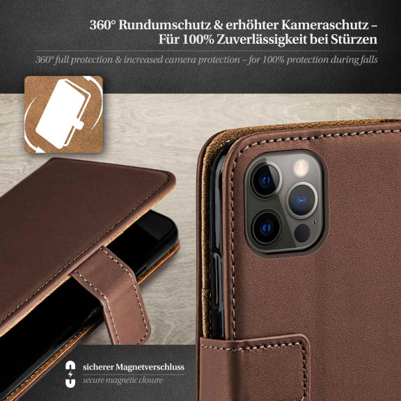 moex Book Case für iPhone 12 Pro Klapphülle mit Kartenfach – Weiteres Produktbild 3 moex Book Case für iPhone 12 Pro Klapphülle mit Kartenfach – Weiteres Produktbild 3