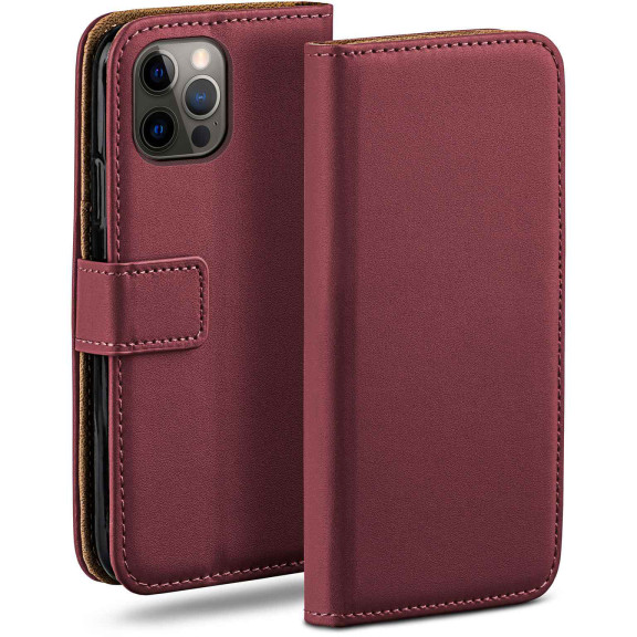 moex Book Case für iPhone 12 Pro Klapphülle mit Kartenfach – Weiteres Produktbild 1