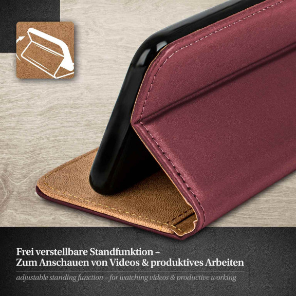 moex Book Case für iPhone 12 Pro Klapphülle mit Kartenfach – Weiteres Produktbild 2