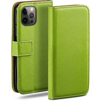 moex Book Case für iPhone 12 Pro Klapphülle mit Kartenfach – Lime-Green moex Book Case für iPhone 12 Pro Klapphülle mit Kartenfach – Lime-Green