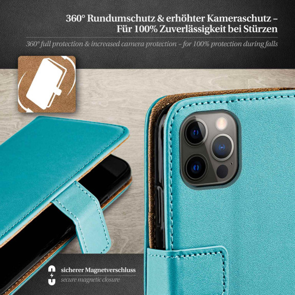 moex Book Case für iPhone 12 Pro Klapphülle mit Kartenfach – Weiteres Produktbild 3 moex Book Case für iPhone 12 Pro Klapphülle mit Kartenfach – Weiteres Produktbild 3