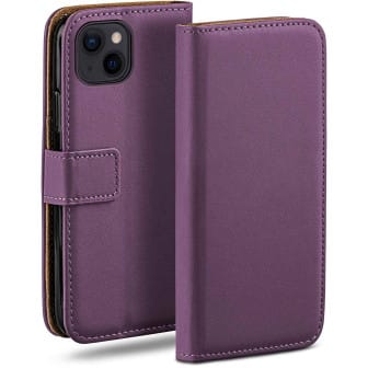 moex Book Case für iPhone 13 mini Klapphülle mit Kartenfach – Indigo-Violet moex Book Case für iPhone 13 mini Klapphülle mit Kartenfach – Indigo-Violet