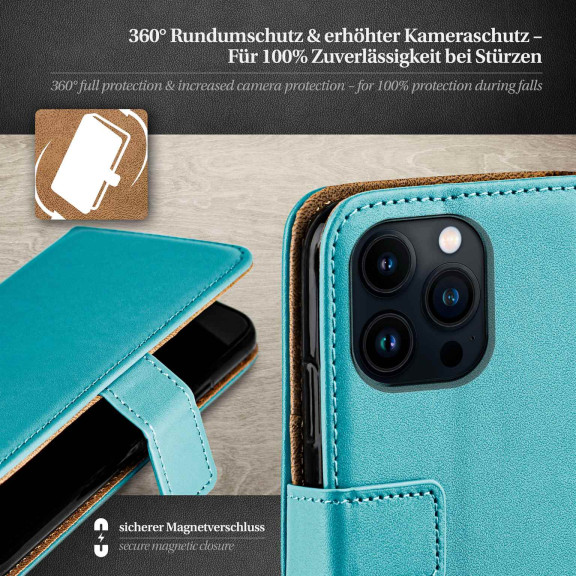 moex Book Case für iPhone 13 Pro Max Klapphülle mit Kartenfach – Weiteres Produktbild 3 moex Book Case für iPhone 13 Pro Max Klapphülle mit Kartenfach – Weiteres Produktbild 3