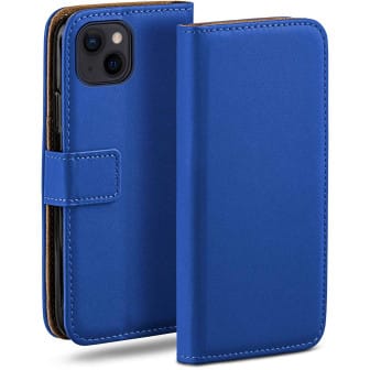 moex Book Case für iPhone 13 Klapphülle mit Kartenfach – Royal-Blue moex Book Case für iPhone 13 Klapphülle mit Kartenfach – Royal-Blue