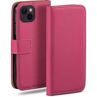 moex Book Case für iPhone 13 Klapphülle mit Kartenfach – Berry-Fuchsia moex Book Case für iPhone 13 Klapphülle mit Kartenfach – Berry-Fuchsia