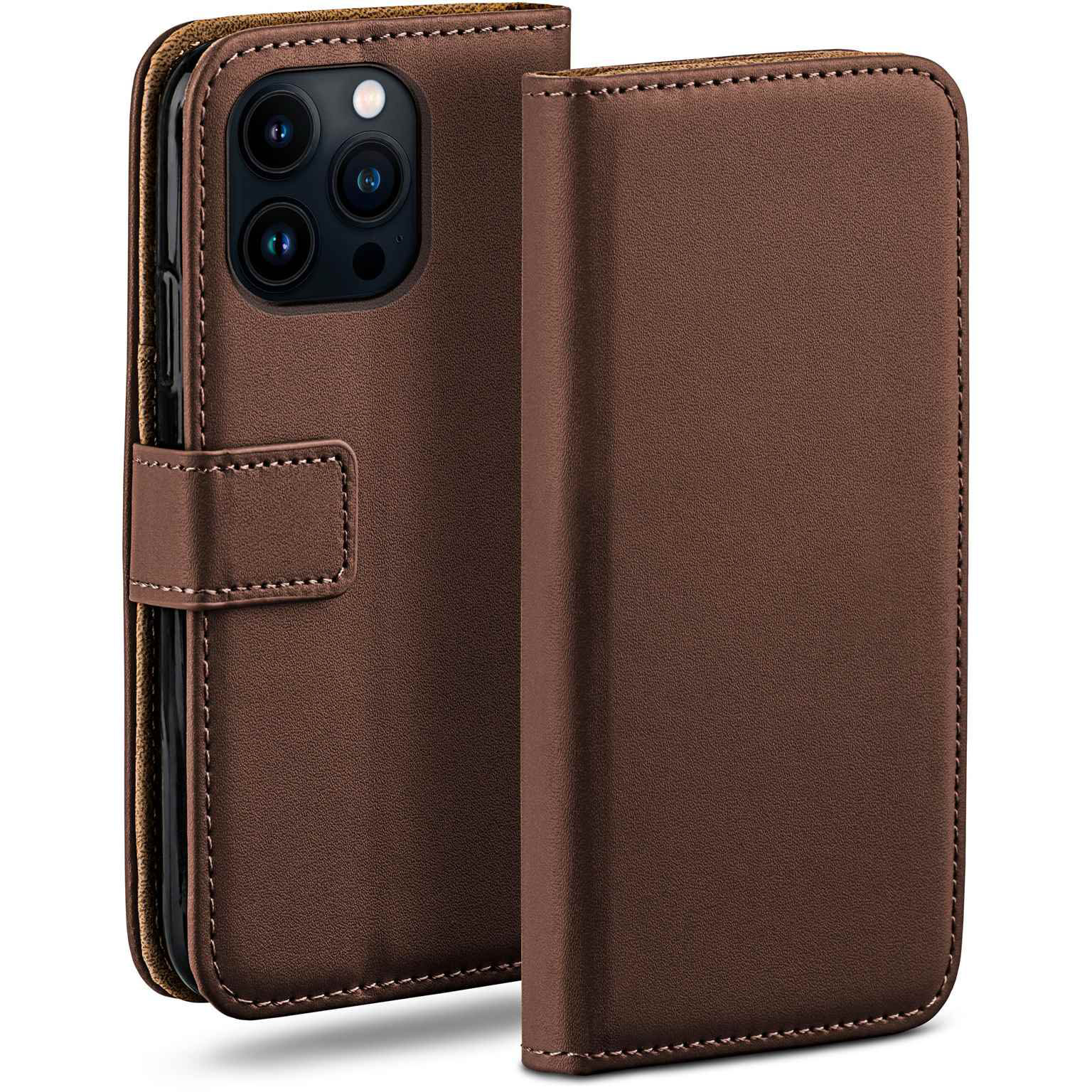 moex Book Case für iPhone 13 Pro Klapphülle mit Kartenfach Hauptbild