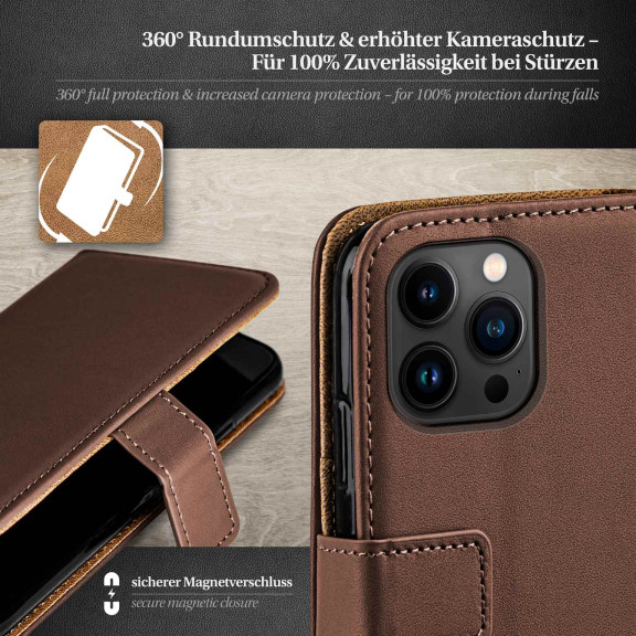 moex Book Case für iPhone 14 Pro Max Klapphülle mit Kartenfach – Weiteres Produktbild 3 moex Book Case für iPhone 14 Pro Max Klapphülle mit Kartenfach – Weiteres Produktbild 3