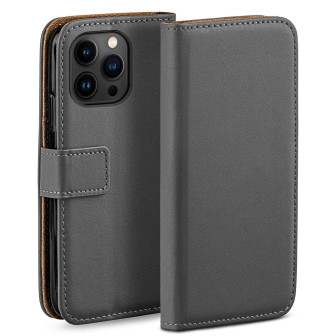 moex Book Case für iPhone 14 Pro Max Klapphülle mit Kartenfach – Anthracite-Gray moex Book Case für iPhone 14 Pro Max Klapphülle mit Kartenfach – Anthracite-Gray