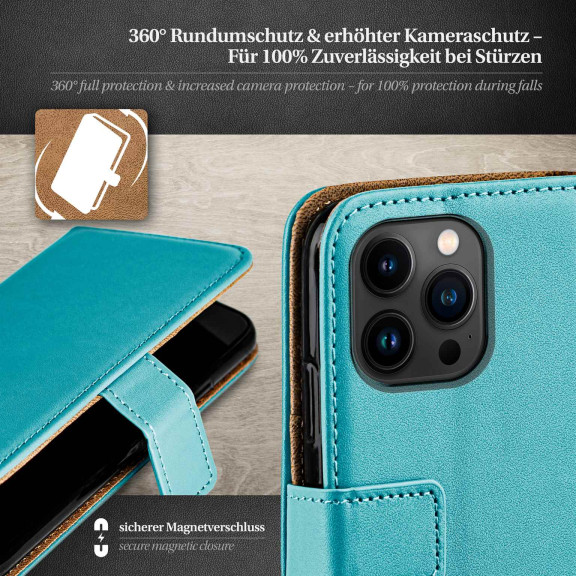 moex Book Case für iPhone 14 Pro Max Klapphülle mit Kartenfach – Weiteres Produktbild 3 moex Book Case für iPhone 14 Pro Max Klapphülle mit Kartenfach – Weiteres Produktbild 3