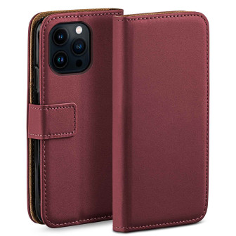 moex Book Case für iPhone 14 Pro Klapphülle mit Kartenfach – Maroon-Red moex Book Case für iPhone 14 Pro Klapphülle mit Kartenfach – Maroon-Red