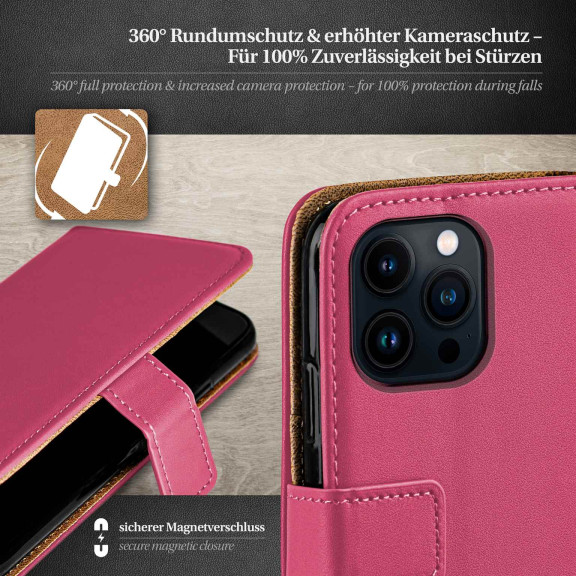 moex Book Case für iPhone 14 Pro Klapphülle mit Kartenfach – Weiteres Produktbild 3 moex Book Case für iPhone 14 Pro Klapphülle mit Kartenfach – Weiteres Produktbild 3