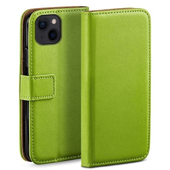moex Book Case für iPhone 14 Klapphülle mit Kartenfach – Lime-Green moex Book Case für iPhone 14 Klapphülle mit Kartenfach – Lime-Green