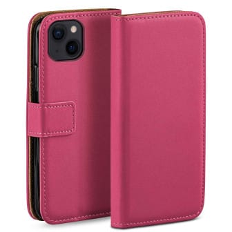 moex Book Case für iPhone 14 Klapphülle mit Kartenfach – Berry-Fuchsia moex Book Case für iPhone 14 Klapphülle mit Kartenfach – Berry-Fuchsia
