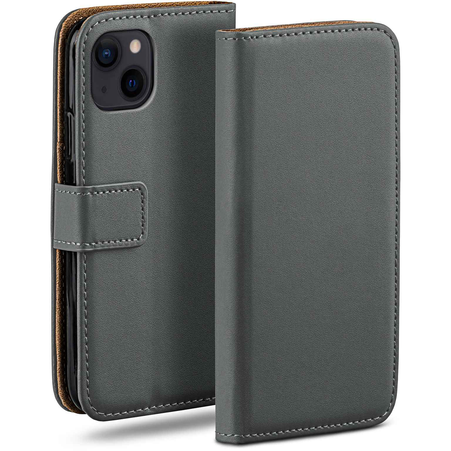 moex Book Case für iPhone 15 Plus Klapphülle mit Kartenfach Hauptbild