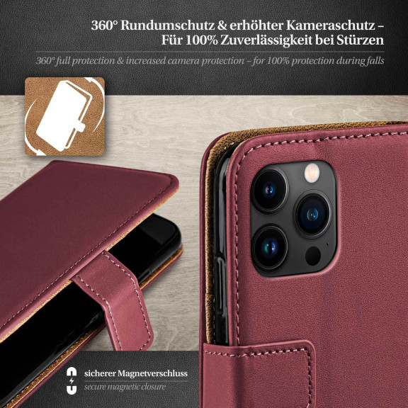 moex Book Case für iPhone 15 Pro Max Klapphülle mit Kartenfach – Weiteres Produktbild 3 moex Book Case für iPhone 15 Pro Max Klapphülle mit Kartenfach – Weiteres Produktbild 3