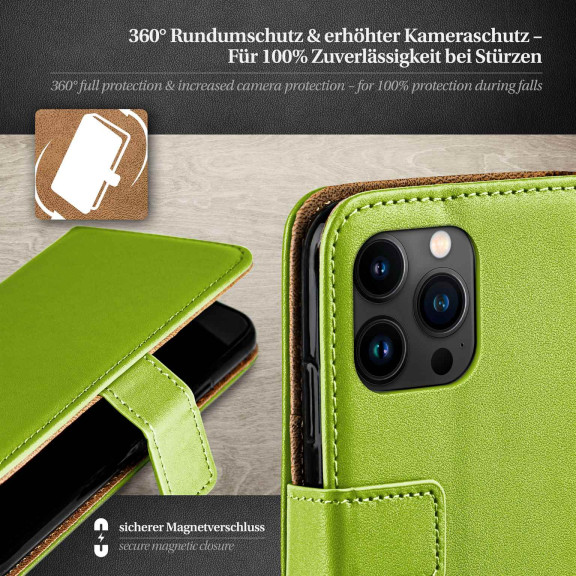 moex Book Case für iPhone 15 Pro Max Klapphülle mit Kartenfach – Weiteres Produktbild 3 moex Book Case für iPhone 15 Pro Max Klapphülle mit Kartenfach – Weiteres Produktbild 3