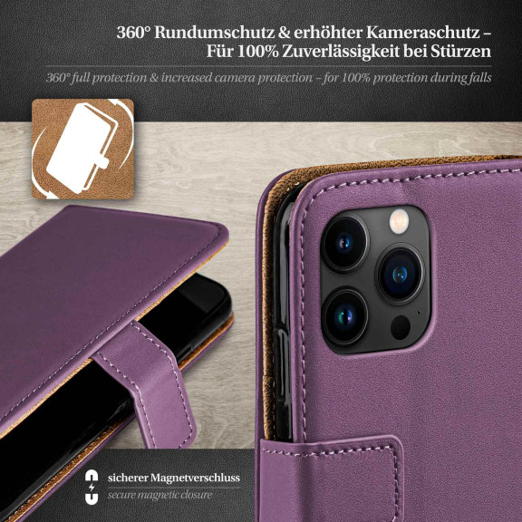 moex Book Case für iPhone 15 Pro Max Klapphülle mit Kartenfach – Weiteres Produktbild 3 moex Book Case für iPhone 15 Pro Max Klapphülle mit Kartenfach – Weiteres Produktbild 3