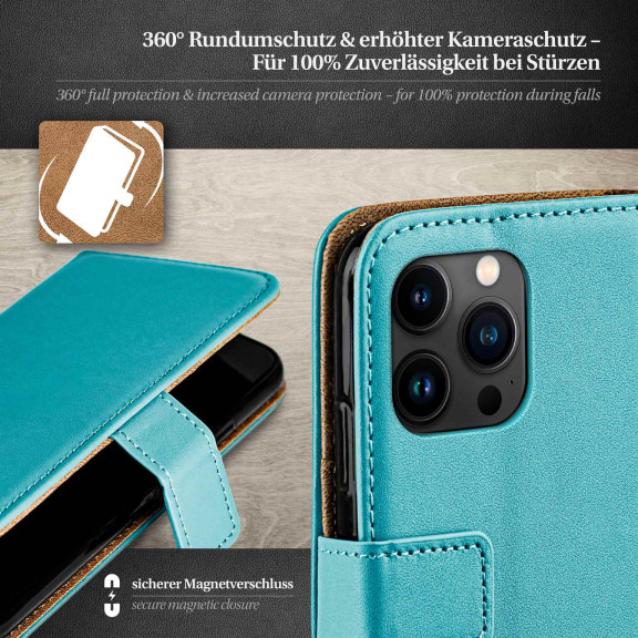 moex Book Case für iPhone 15 Pro Max Klapphülle mit Kartenfach – Weiteres Produktbild 3 moex Book Case für iPhone 15 Pro Max Klapphülle mit Kartenfach – Weiteres Produktbild 3