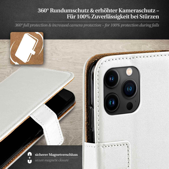 moex Book Case für iPhone 15 Pro Max Klapphülle mit Kartenfach – Weiteres Produktbild 3 moex Book Case für iPhone 15 Pro Max Klapphülle mit Kartenfach – Weiteres Produktbild 3