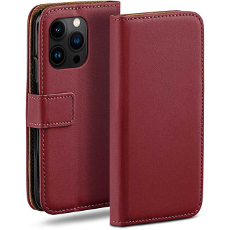 moex Book Case für iPhone 16 Pro Max Klapphülle mit Kartenfach – Bordeaux moex Book Case für iPhone 16 Pro Max Klapphülle mit Kartenfach – Bordeaux