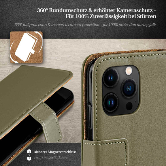 moex Book Case für iPhone 16 Pro Max Klapphülle mit Kartenfach – Weiteres Produktbild 3 moex Book Case für iPhone 16 Pro Max Klapphülle mit Kartenfach – Weiteres Produktbild 3